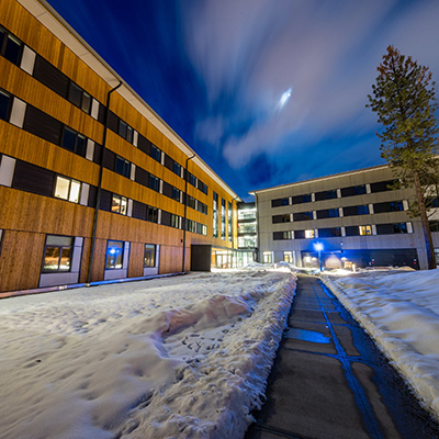 building on OSU-Cascades campus