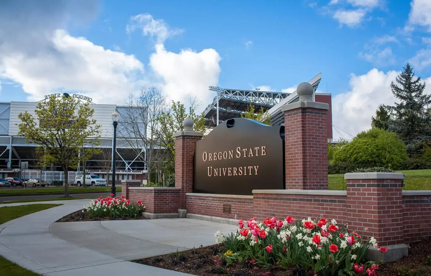 Oregon State University sign