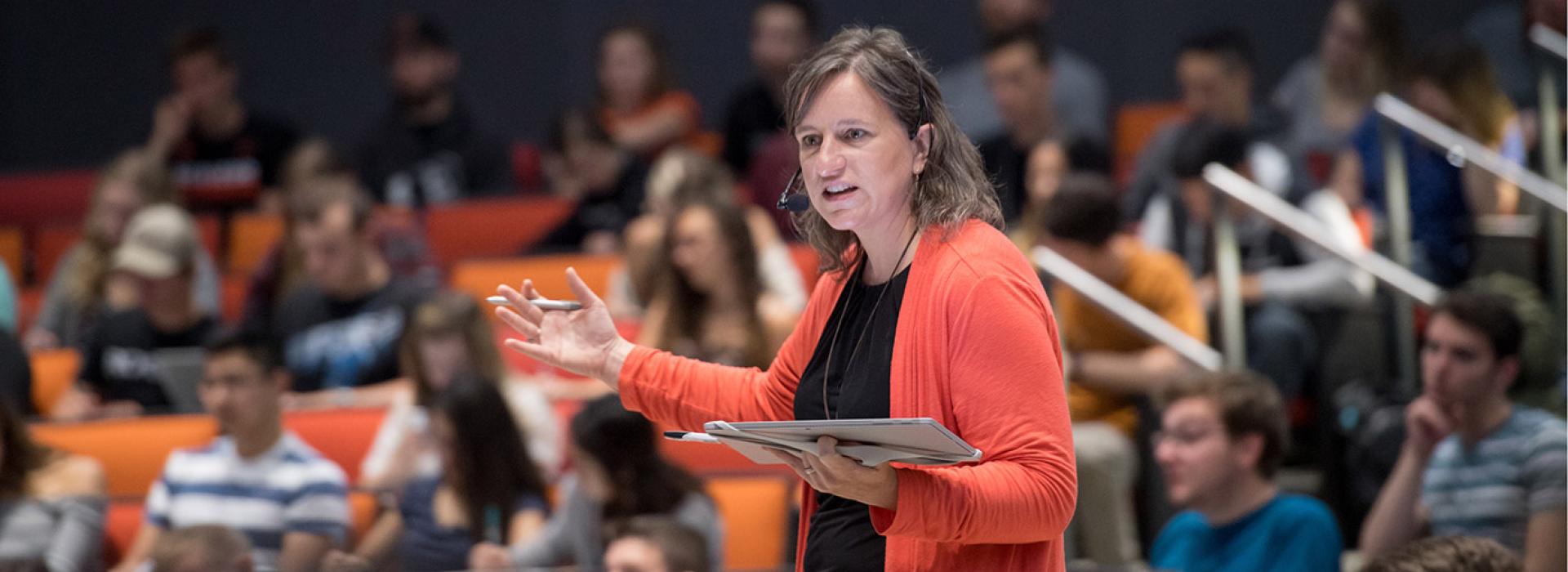 Lori Kayes teaches a College of Science course