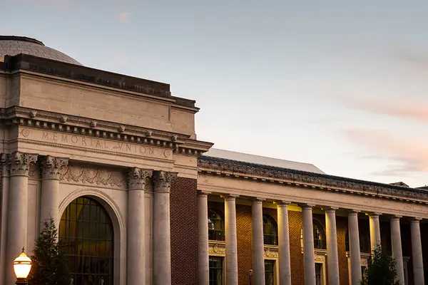 Memorial Union at sunset