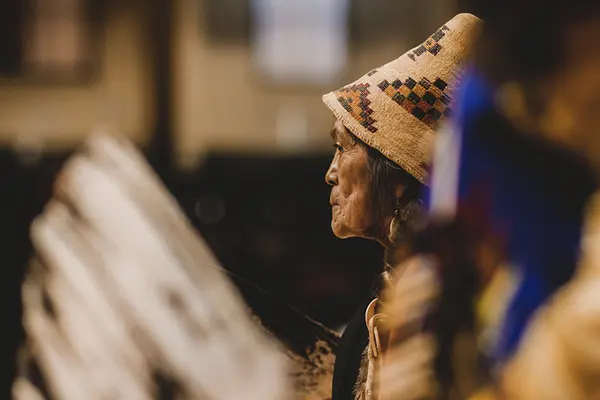 Head Dancer Linda Meanus at the Klatowa Ina Pow-Wow